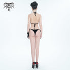 DEVIL FASHION Women's Gothic Star Tie Side Bikini
