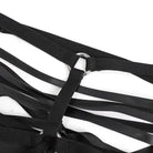 DEVIL FASHION Women's Gothic Strappy Butterfly Bustier with Lingerie