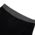 DEVIL FASHION Women's Gothic Strappy Lace Splice Flared Leggings