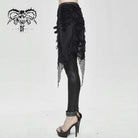 Women's Grunge Ripped Frayed Belts Leggings