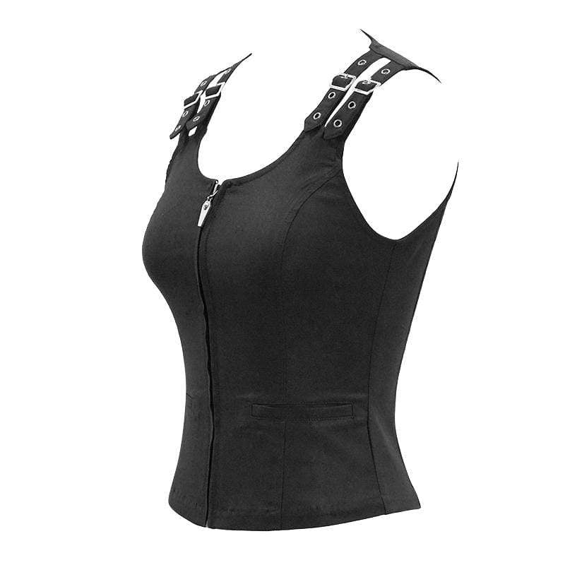 Women's Lace-up Back Solid Color Sexy Tank Tops