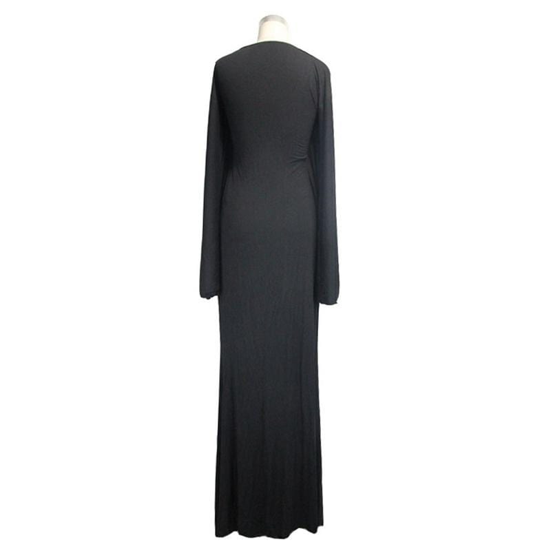 DEVIL FASHION Women's Long Goth Gown