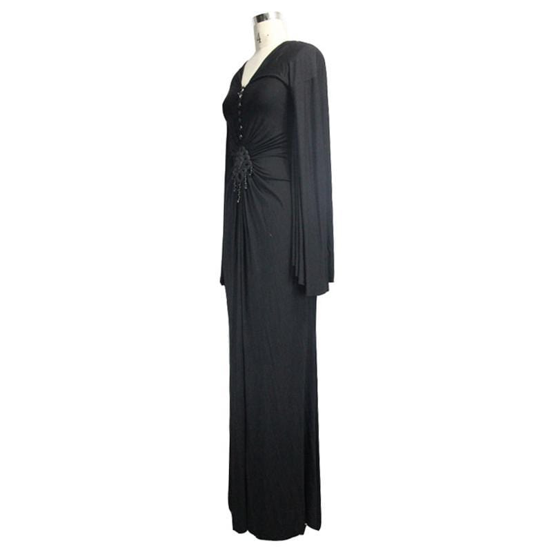 DEVIL FASHION Women's Long Goth Gown