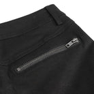 DEVIL FASHION Women's Punk Buckle Splice Skinny Pants