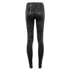 DEVIL FASHION Women's Punk Floral Printed Leggings