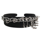 DEVIL FASHION Women's Punk Metal Skeleton Splice Hair Band