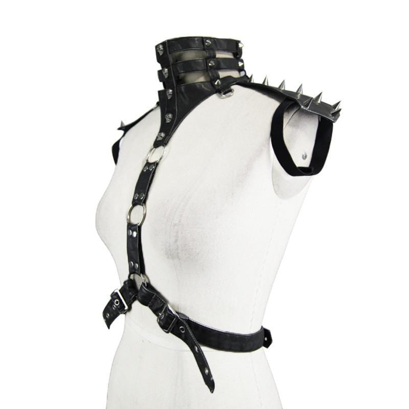 DEVIL FASHION Women's Punk Shoulder & Neck Brace