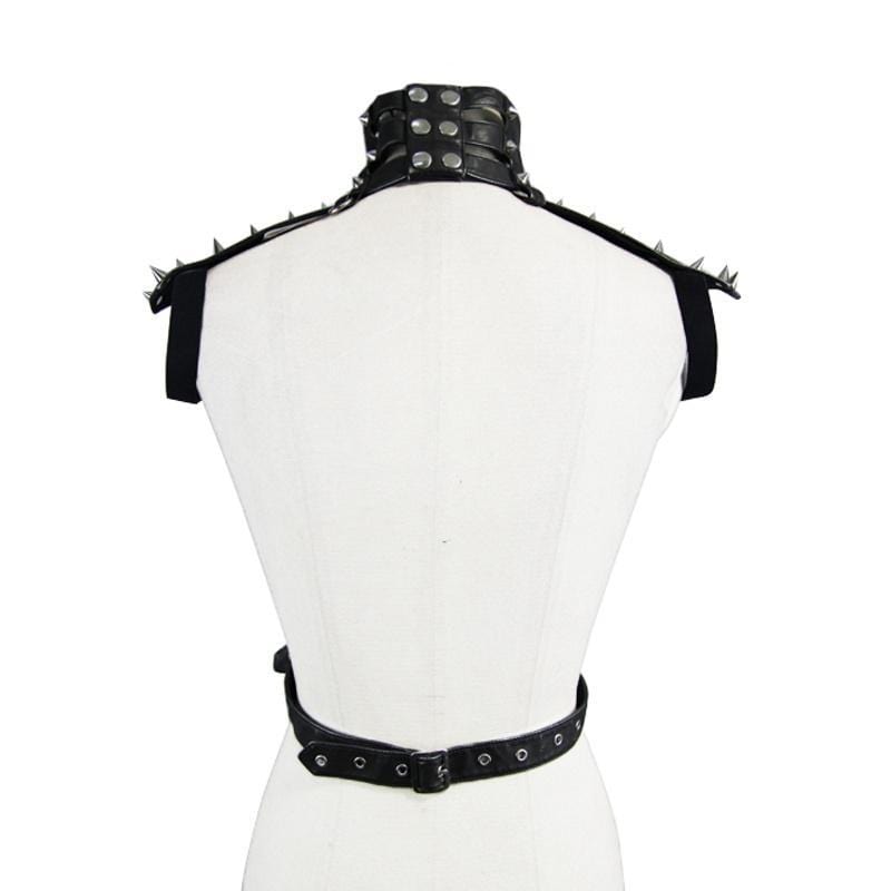 DEVIL FASHION Women's Punk Shoulder & Neck Brace