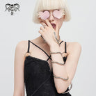 DEVIL FASHION Women's Punk Snake Metal Necklace