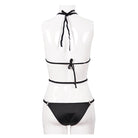 Women's Punk Triangle Halterneck Strappy Bikini