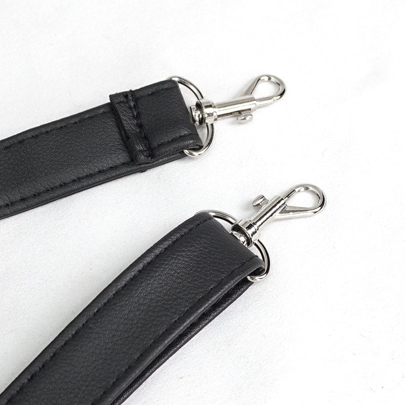 DEVIL FASHION Women's Punk Zebra Fluffy Bag