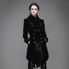 DEVIL FASHION Women's Three Button Vintage Goth Coat