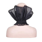 DEVIL FASHION Women's Vintage Frilled Funnel Ruff Collar