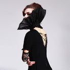 DEVIL FASHION Women's Vintage Frilled Funnel Ruff Collar