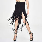 DEVIL FASHION Women's Whispy Grunge Short Skirt