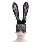 EVA LADY Women's Gothic Bunny Ears Floral Lace Headband