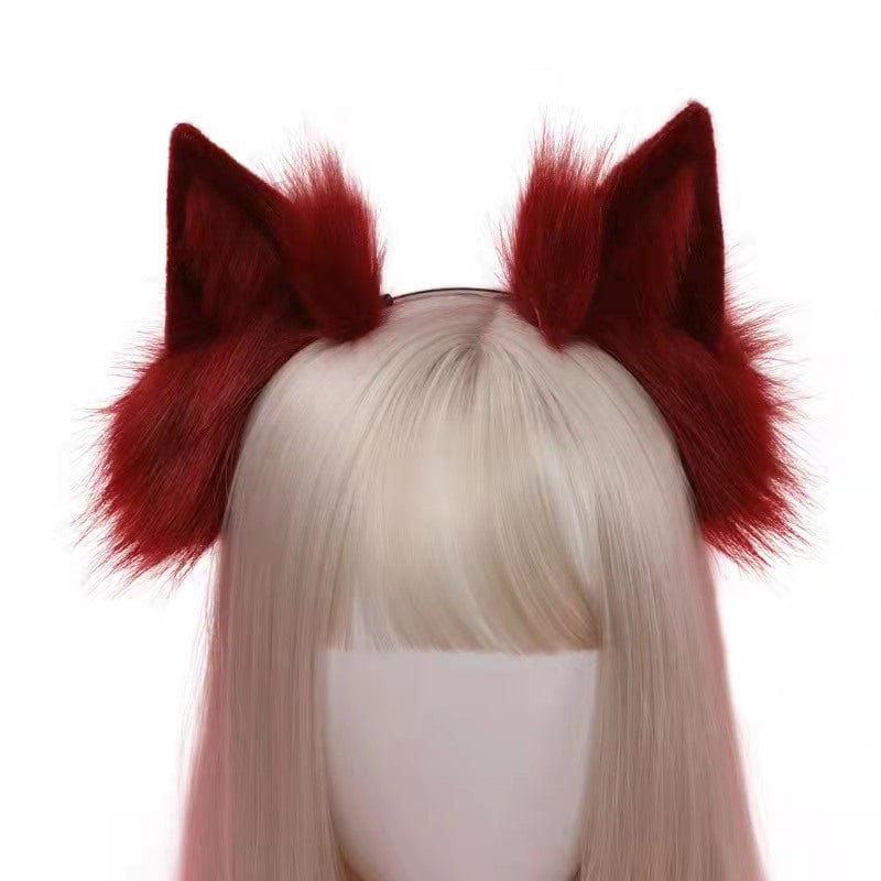 EVA LADY Women's Gothic Bunny Ears Headband Black