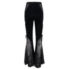 EVA LADY Women's Gothic Floral Lace Bell-bottoms