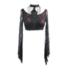 Women's Gothic Lace Full Sleeve Top