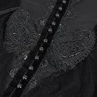 EVA LADY Women's Gothic Mesh Splice Beaded Split Dress