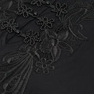 EVA LADY Women's Gothic Plunging Floral Embroidered Lace Splice Dress