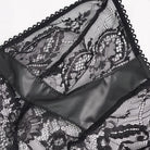 EVA LADY Women's Gothic Romantic Lace Babydoll Set