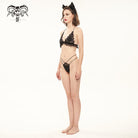 EVA LADY Women's Gothic Sexy Lace Bra Lingerie Set