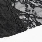 EVA LADY Women's Gothic Strappy Lace Splice Flared Pants