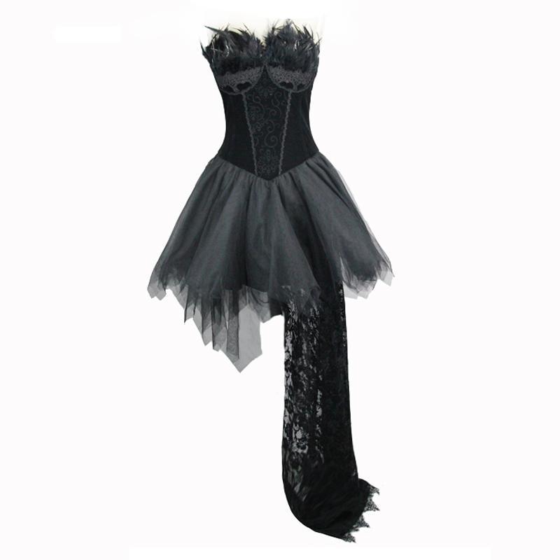 Women's Grungy Punk Goth Short Dress