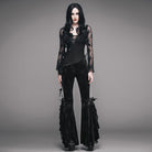 EVA LADY Women's Stylish Punk Flared Trousers