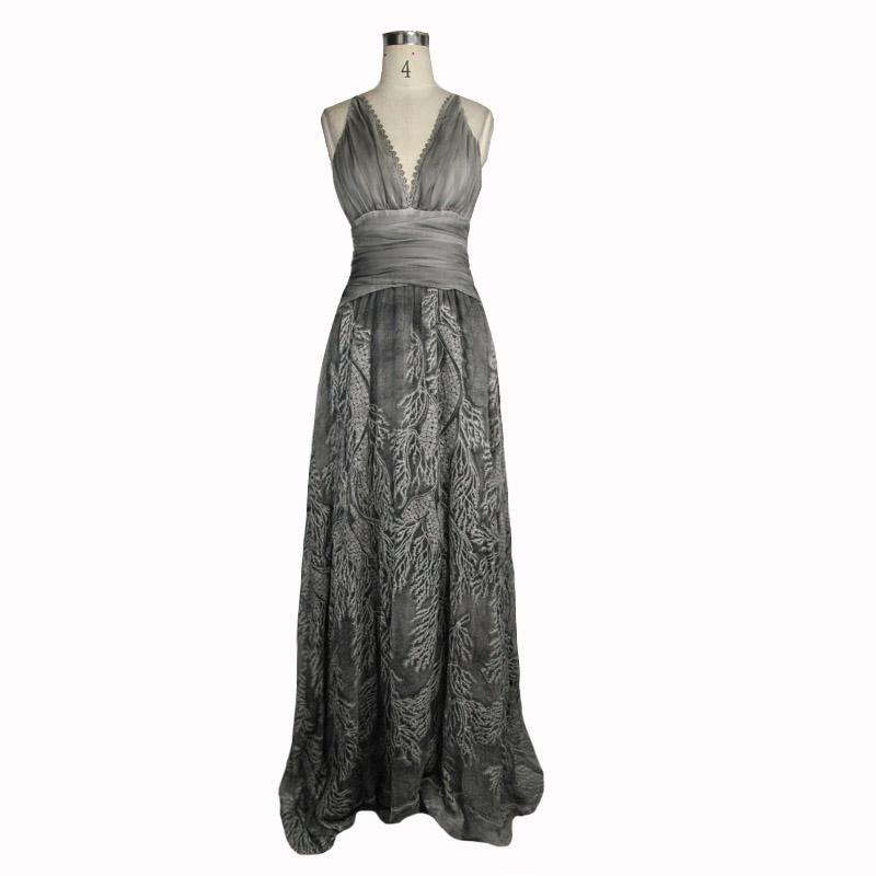 Women's tunning Gothic Embroidered Gown