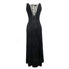 Women's Violet & Lace Goth Full Length Gown
