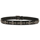 Men's Gothic Belts With Rivets Of Magic Circles And Skulls