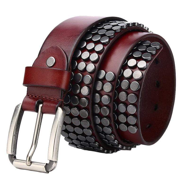 Men's Gothic Round Head Rivets Belts