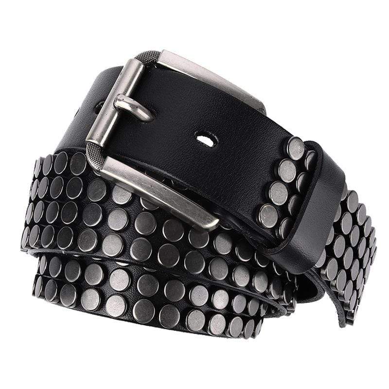 Men's Gothic Round Head Rivets Belts