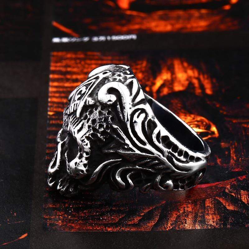 Men's Gothic Punk Skull Ring