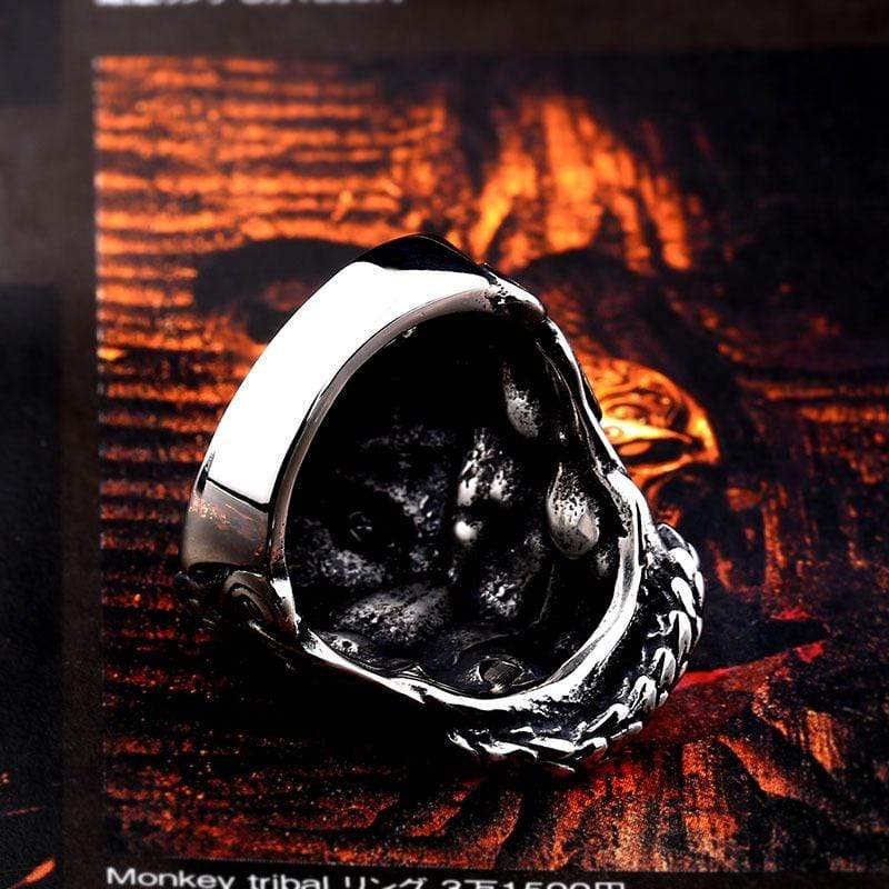 Men's Gothic Punk Skull Ring