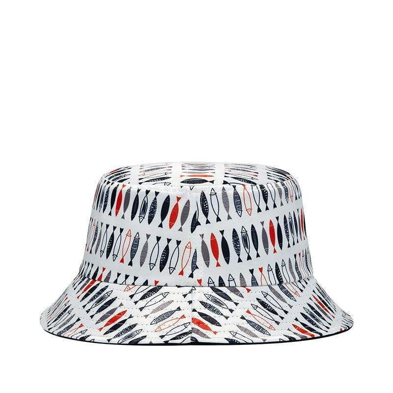 Men's Hip Hop Fish Printed Hat