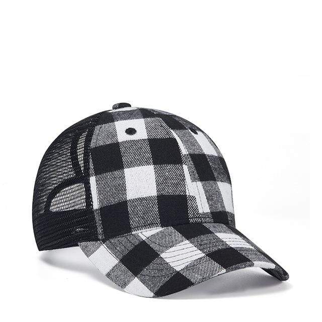 Men's Hip-hop Summer Plaid Baseball Cap