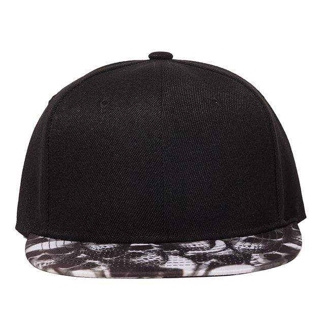 Men's Hip-hop Summer Skull Printed Baseball Cap