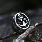 Men's Punk Anchor Ring