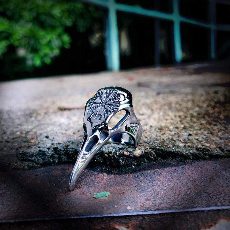 Men's Punk Bird's Head Ring