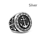 Men's Punk Boat Anchor Rings
