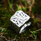 Kobine Men's Punk Celtic Knot Carved Ring