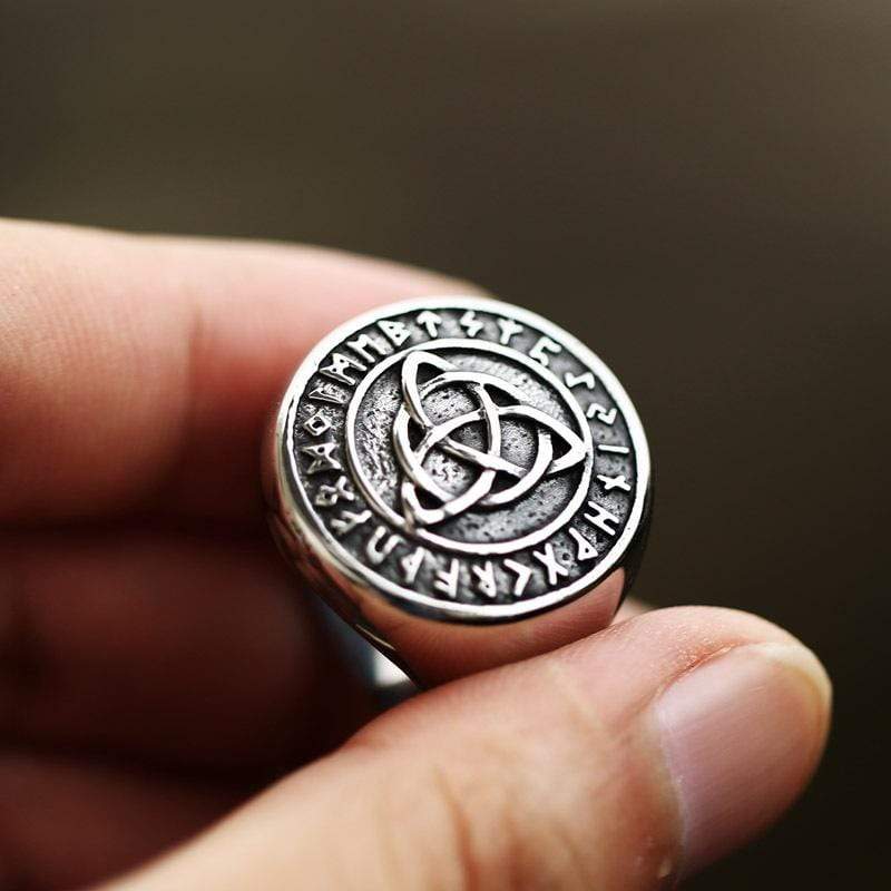 Men's Punk Celtic Knot Ring