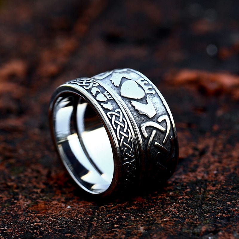 Kobine Men's Punk Celtic Knot Ring