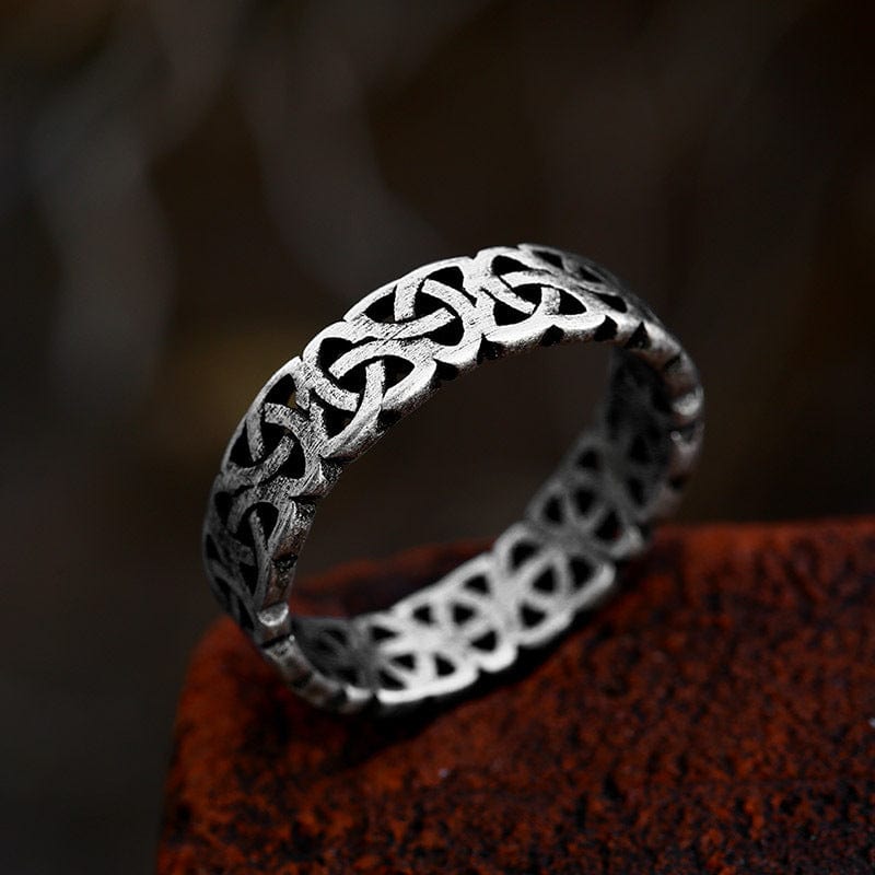 Kobine Men's Punk Celtic Knot Ring