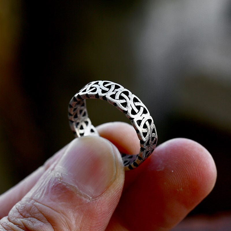 Kobine Men's Punk Celtic Knot Ring