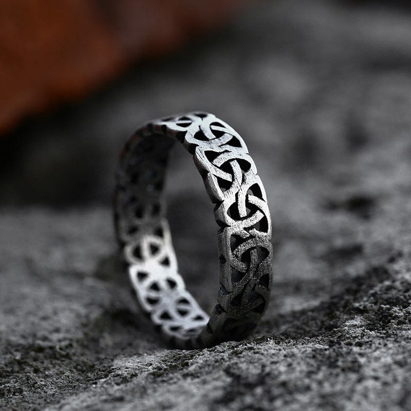 Kobine Men's Punk Celtic Knot Ring