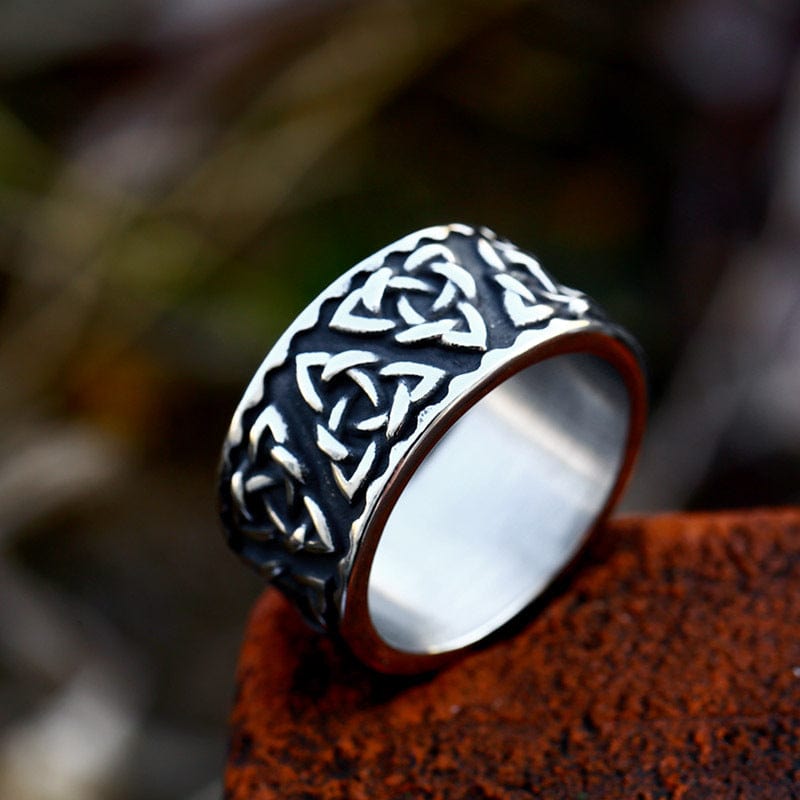 Kobine Men's Punk Celtic Knot Ring